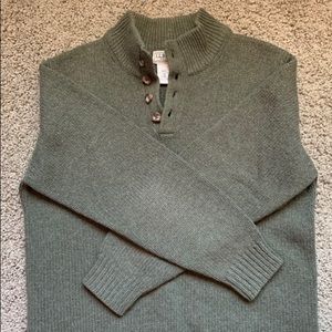 LL Bean lambs wool sweater 100% wool